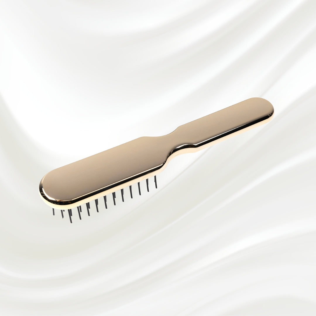 Metallic Pneumatic Synthetic Pin Styling Hairbrush-2