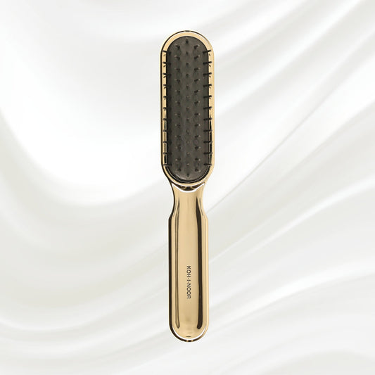 Metallic Pneumatic Synthetic Pin Styling Hairbrush-5