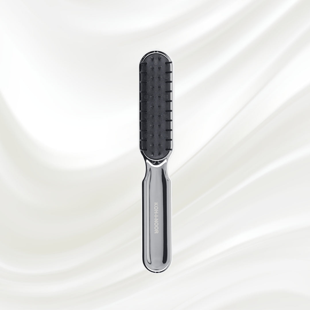 Metallic Pneumatic Synthetic Pin Styling Hairbrush-6