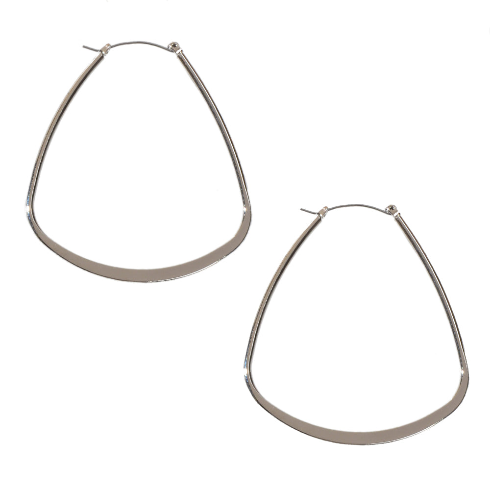 Punk Jewelry Gold Geometric Statment Hoop Earrings Minimalist Style Accessories-4
