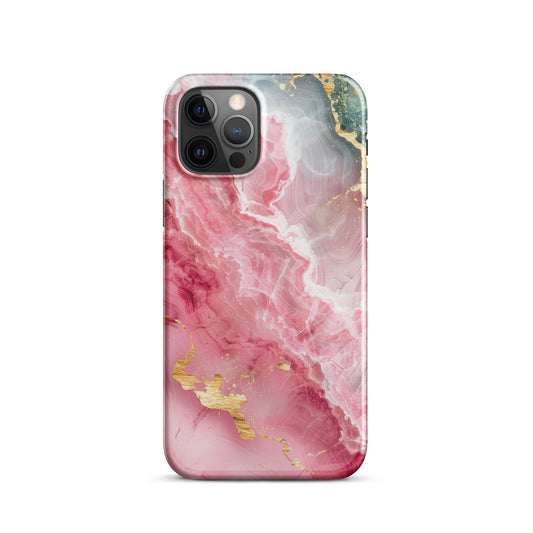 Pink Marble Phone case for iPhone-10